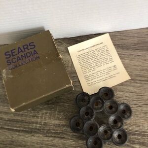 Vtg Sears Scandia Collection Cluster Candle Holder